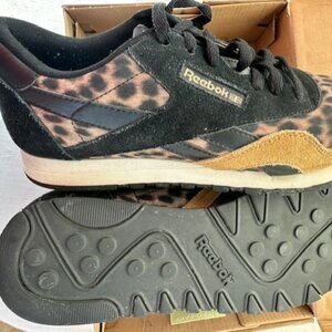 REEBOK CLASSIC Animal Print Wild Sneakers Running Shoes - Size 9.5
